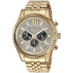 Men's Gold-Tone Lexington Chronograph Watch MK8494